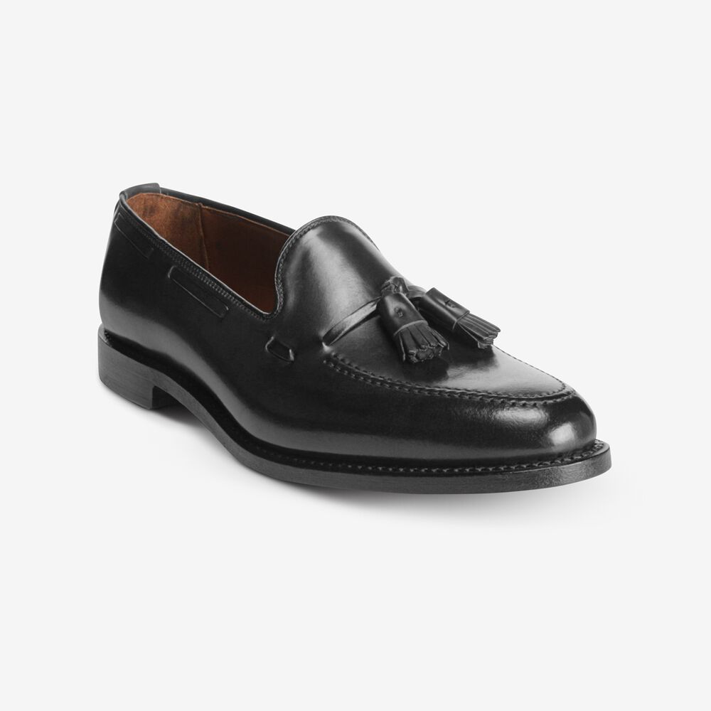 Allen Edmonds Grayson Shell Cordovan Loafers Herren Schwarz | Deutschland-0239647