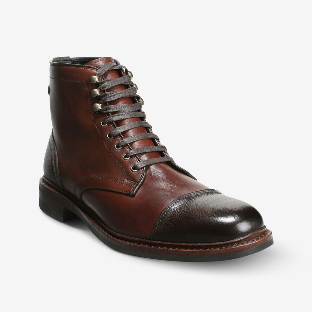 Allen Edmonds Landon Kleid Stiefel Herren Red/Brown | Deutschland-6304578