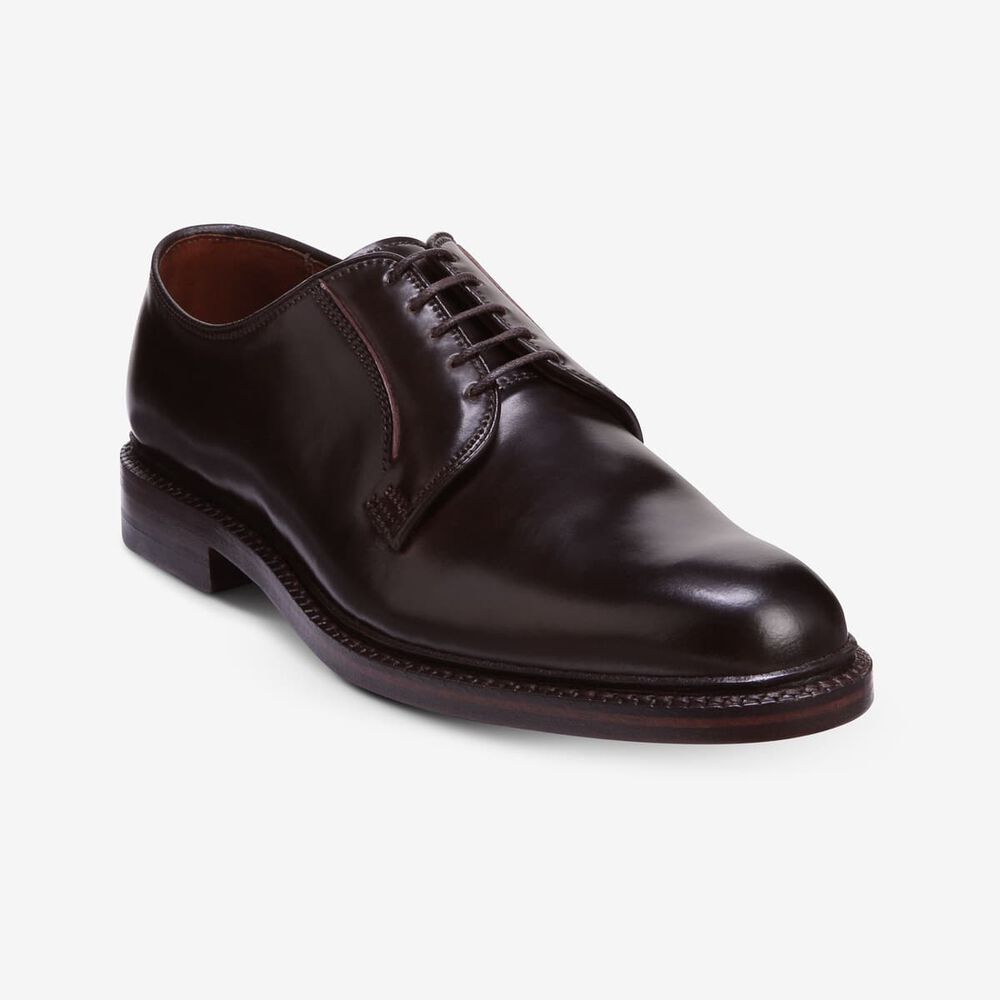 Allen Edmonds Leeds Shell Cordovan Lederschuhe Herren Braun | Deutschland-1962074