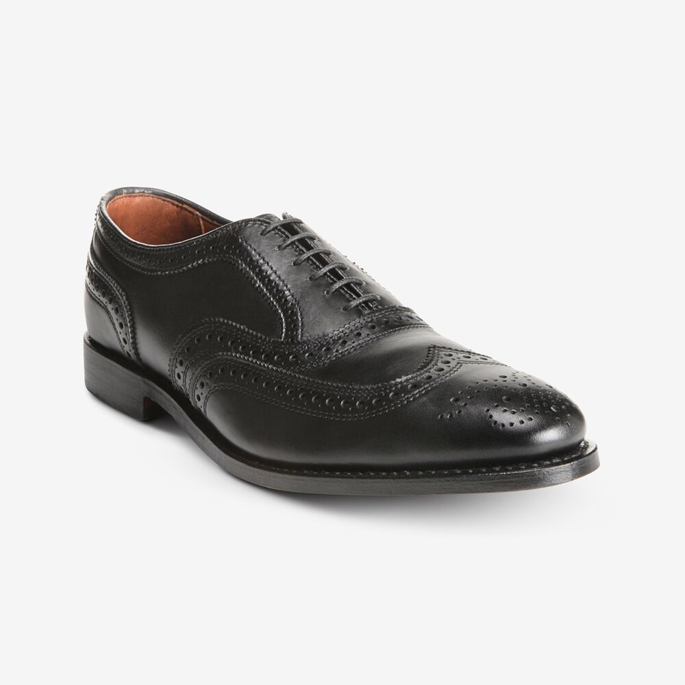 Allen Edmonds McAllister Wingtip Lederschuhe Herren Schwarz | Deutschland-0485697