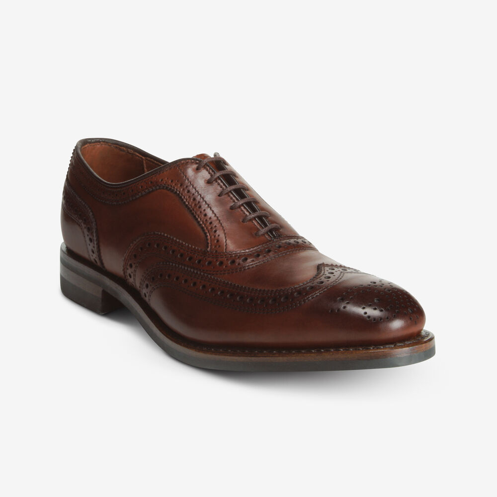 Allen Edmonds McAllister Wingtip Lederschuhe Herren Dunkelrot | Deutschland-6079814