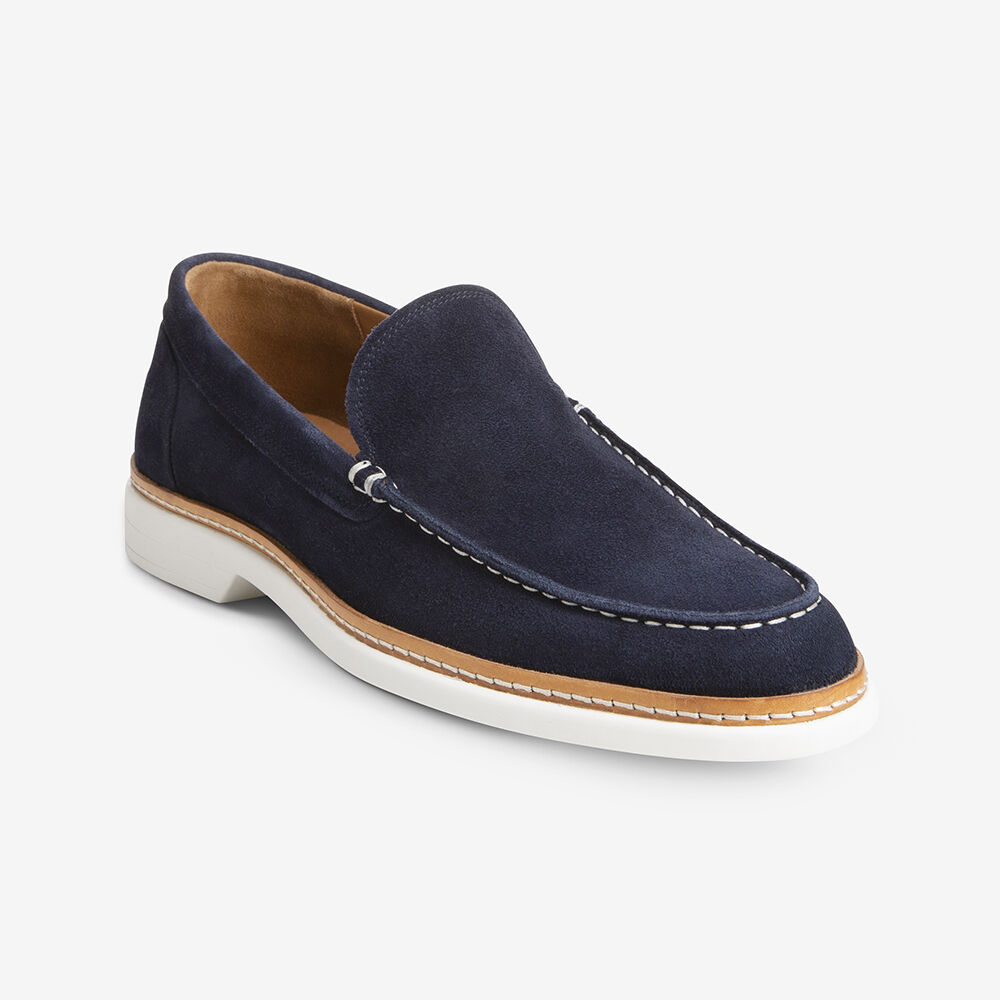 Allen Edmonds Wilder Halbschuhe Herren Navy | Deutschland-3218594