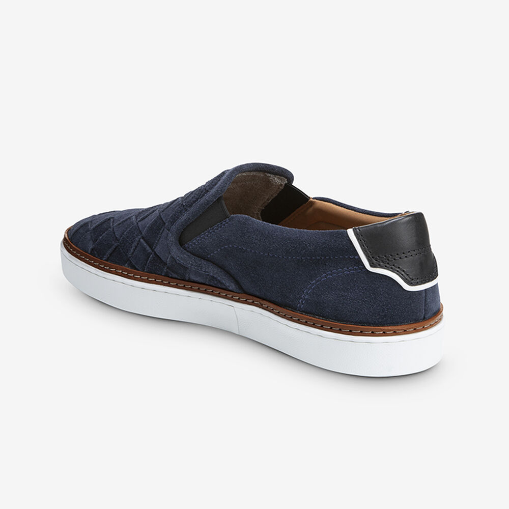 Allen Edmonds Alpha Halbschuhe Herren Navy | Deutschland-1674025