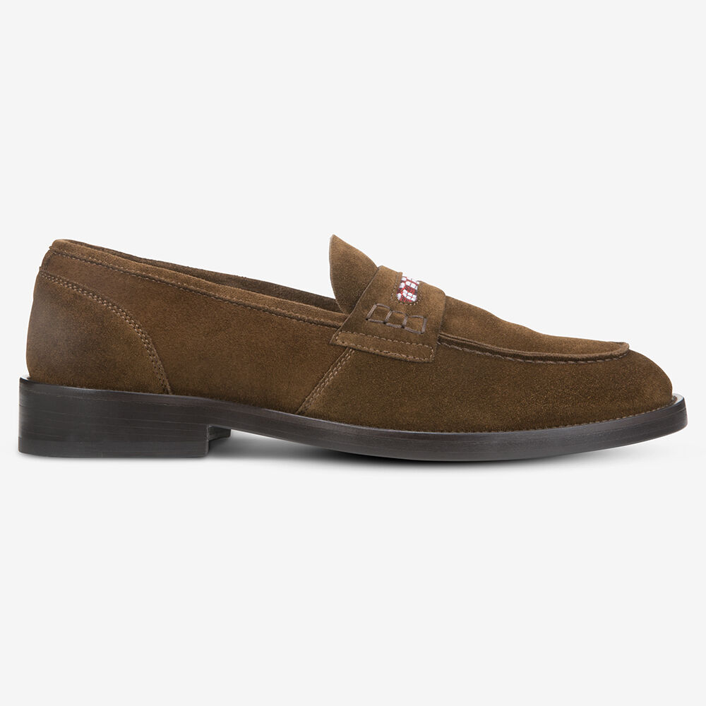 Allen Edmonds Bolama Wildleder Loafers Herren Braun | Deutschland-0498627