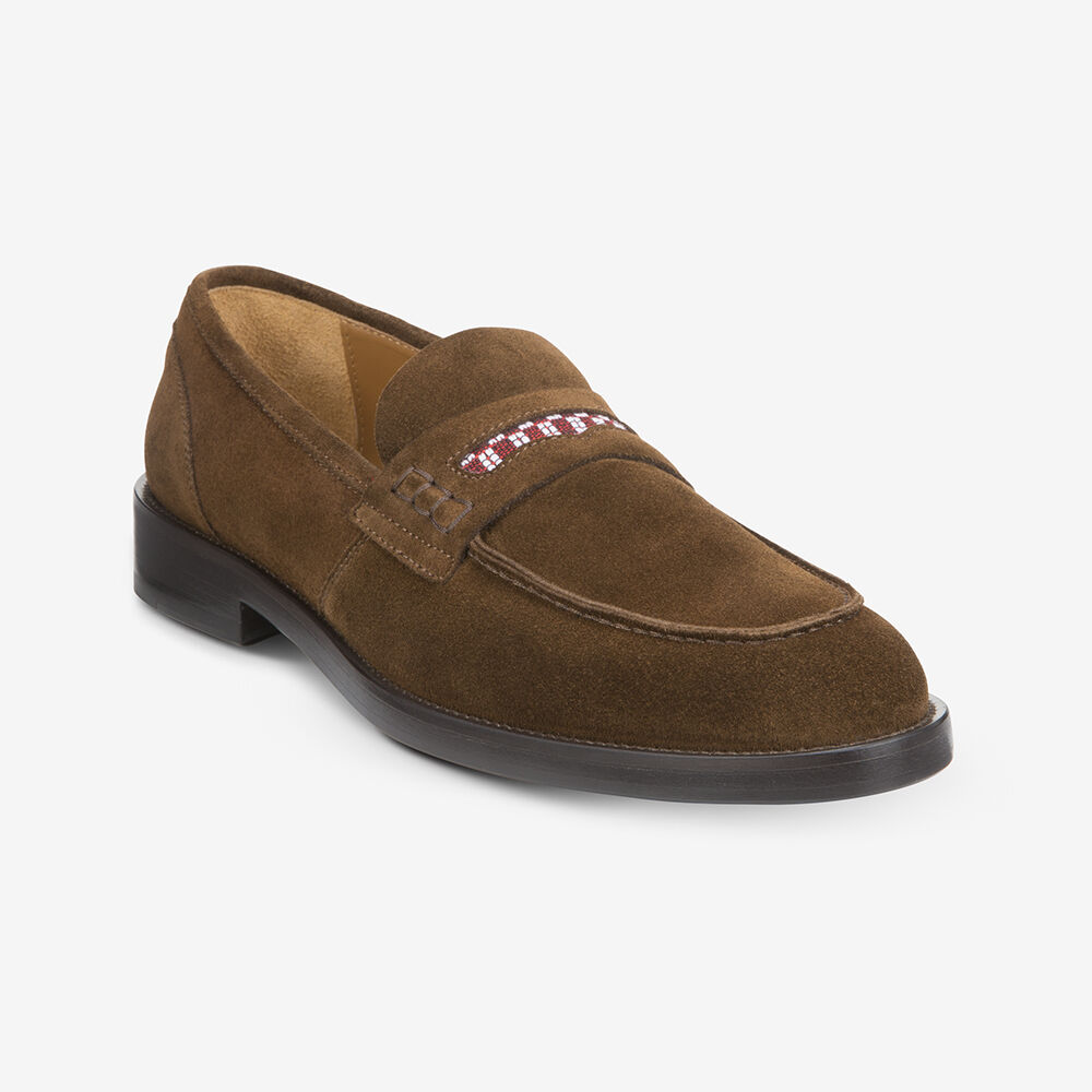 Allen Edmonds Bolama Wildleder Loafers Herren Braun | Deutschland-0498627