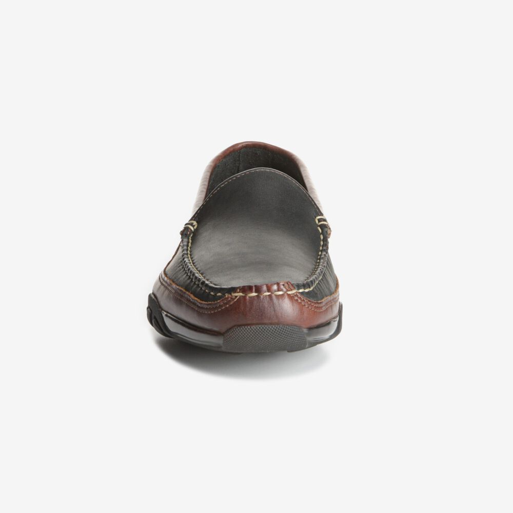 Allen Edmonds Boulder Venetian Loafers Herren Schwarz Braun | Deutschland-8754613