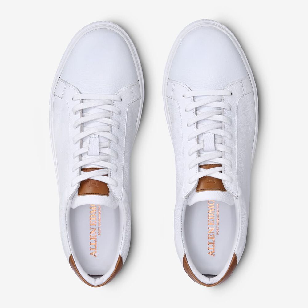 Allen Edmonds Courtside Sneakers Herren Weiß | Deutschland-1042738