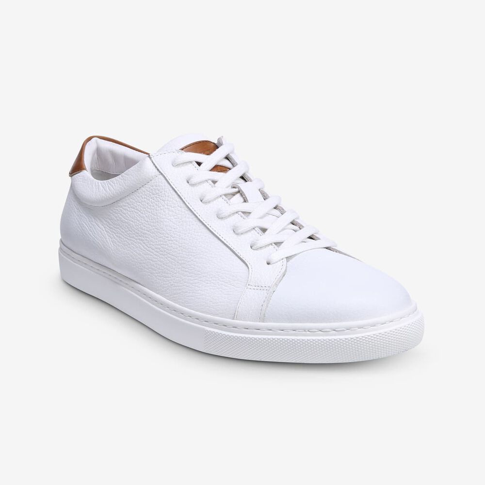 Allen Edmonds Courtside Sneakers Herren Weiß | Deutschland-1042738