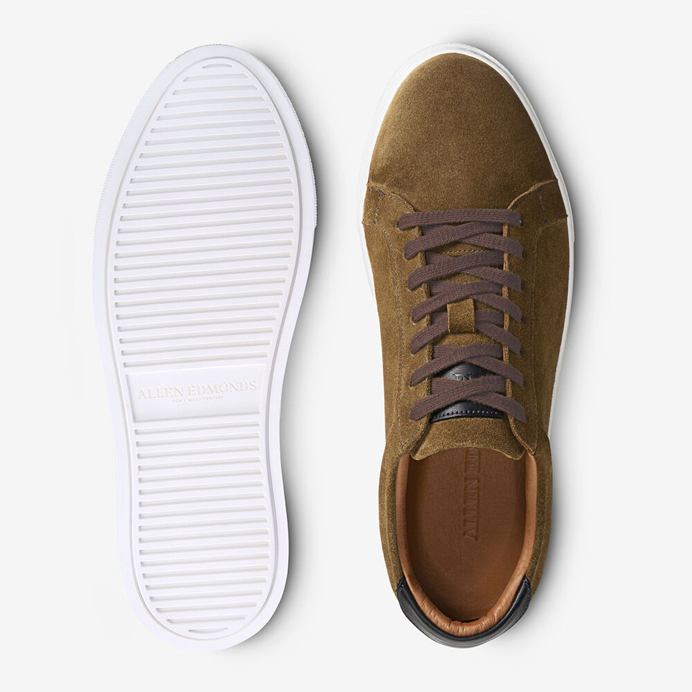 Allen Edmonds Courtside Sneakers Herren Olivgrün | Deutschland-6502349