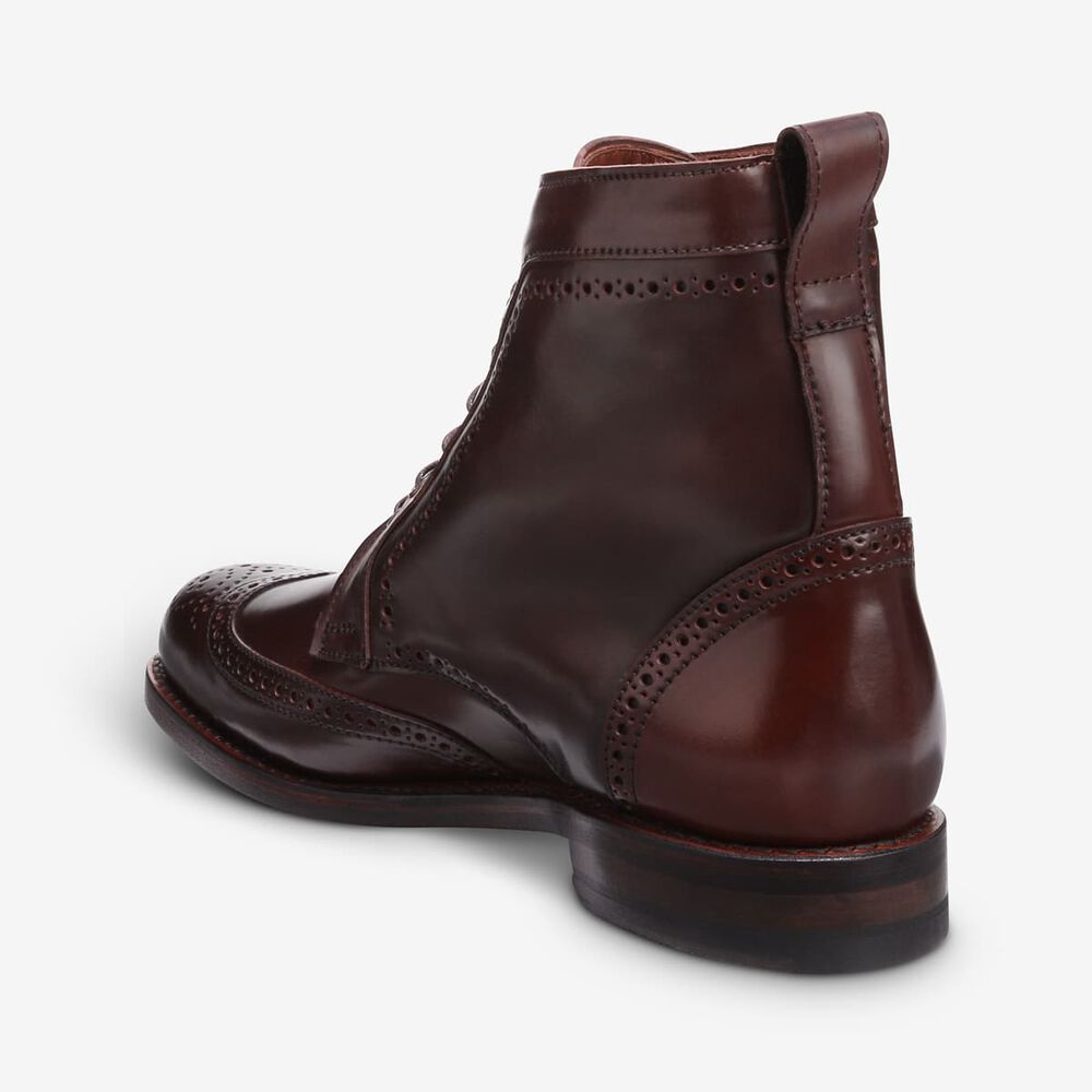 Allen Edmonds Dalton Shell Cordovan Kleid Stiefel Herren Rot | Deutschland-1304582