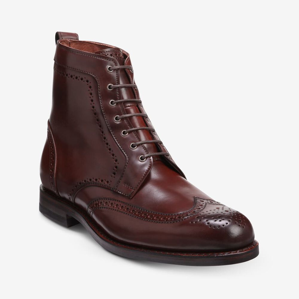 Allen Edmonds Dalton Shell Cordovan Kleid Stiefel Herren Rot | Deutschland-1304582