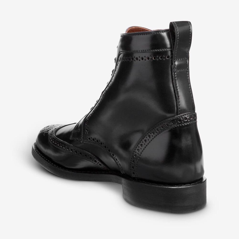 Allen Edmonds Dalton Shell Cordovan Kleid Stiefel Herren Schwarz | Deutschland-9258613