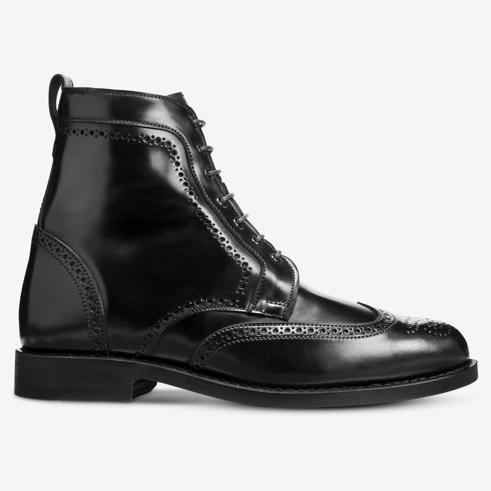 Allen Edmonds Dalton Shell Cordovan Kleid Stiefel Herren Schwarz | Deutschland-9258613