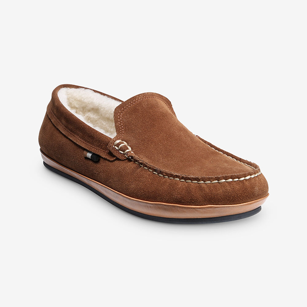 Allen Edmonds Edison Slipper Herren Braun | Deutschland-8120943