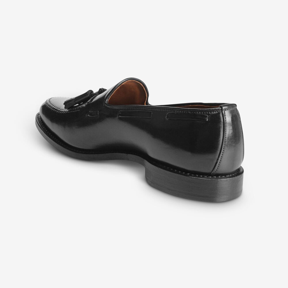 Allen Edmonds Grayson Shell Cordovan Loafers Herren Schwarz | Deutschland-0239647