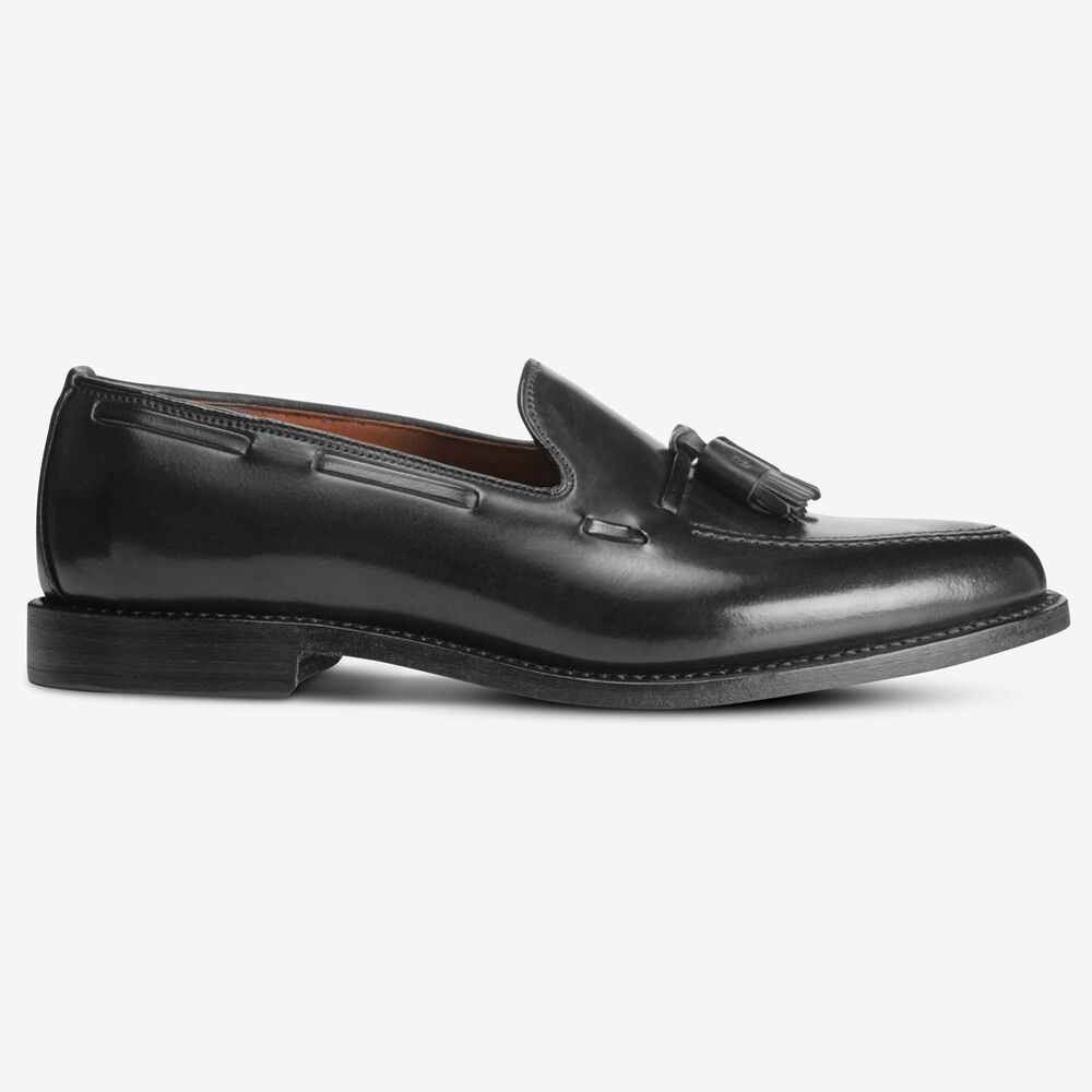 Allen Edmonds Grayson Shell Cordovan Loafers Herren Schwarz | Deutschland-0239647