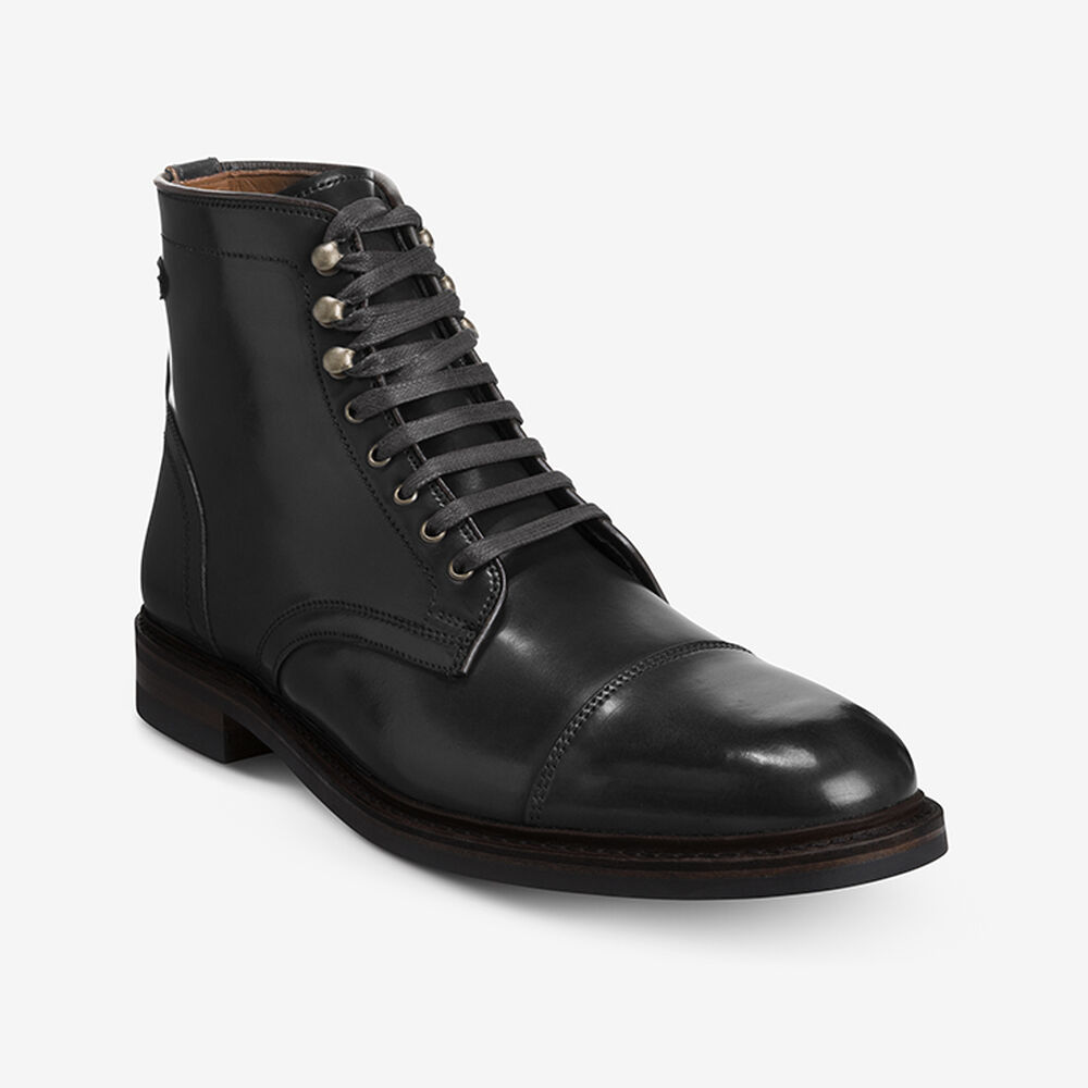 Allen Edmonds Landon Shell Cordovan Kleid Stiefel Herren Schwarz | Deutschland-5412739