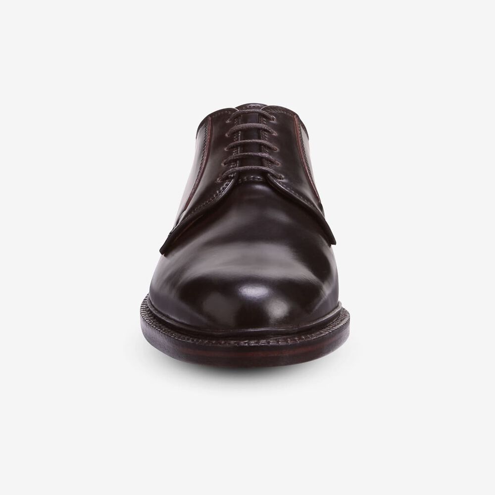 Allen Edmonds Leeds Shell Cordovan Lederschuhe Herren Braun | Deutschland-1962074