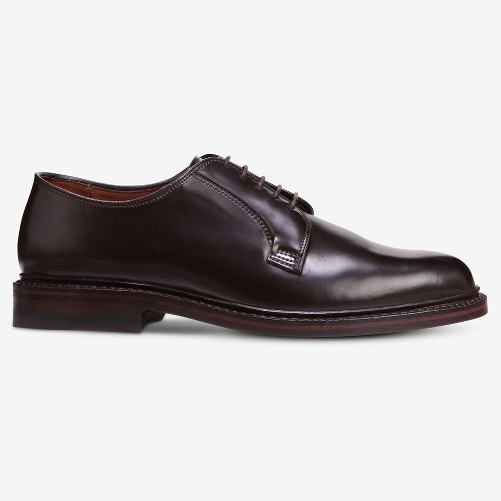 Allen Edmonds Leeds Shell Cordovan Lederschuhe Herren Braun | Deutschland-1962074