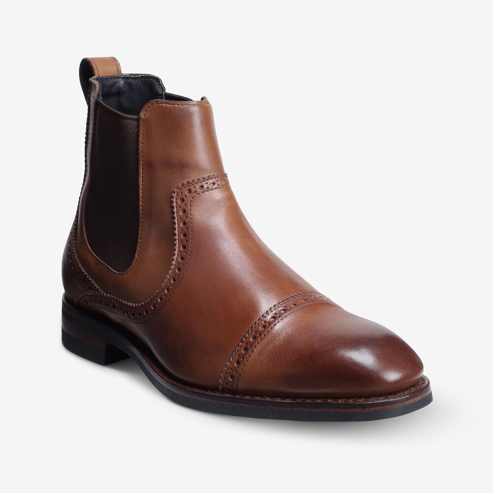 Allen Edmonds Lombard Chelsea Stiefel Herren Braun | Deutschland-9482730