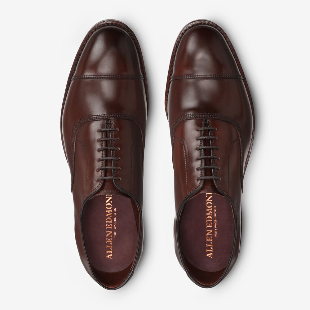 Allen Edmonds Park Avenue Oxford Herren Rot | Deutschland-6317092