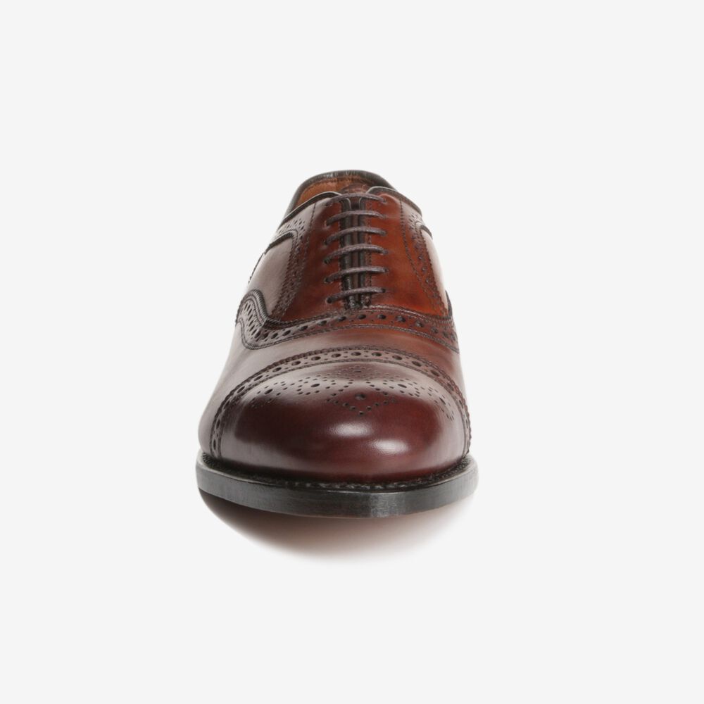 Allen Edmonds Strand Oxford Herren Dunkelrot | Deutschland-4501367