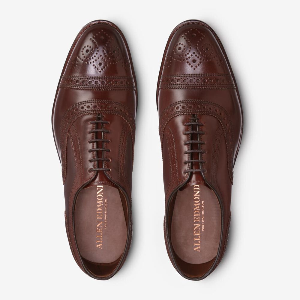 Allen Edmonds Strand Oxford Herren Rot | Deutschland-4816207